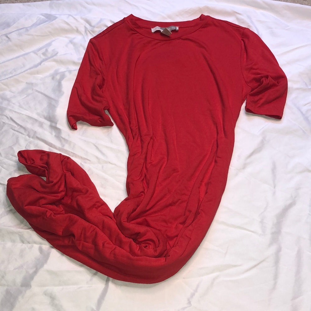 Red Bodycon Dress - Picture 2 of 3